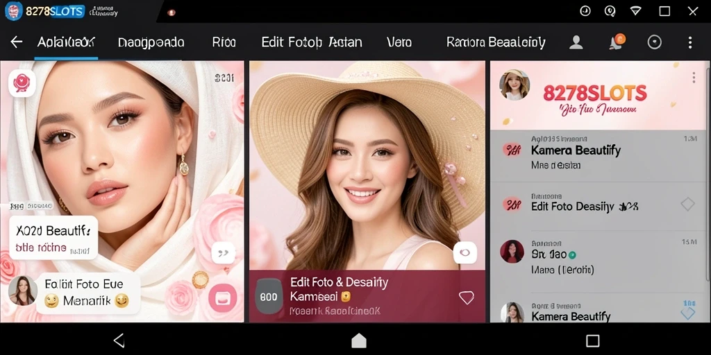 Antarmuka pengguna 8278SLOTS yang intuitif dan mudah digunakan.