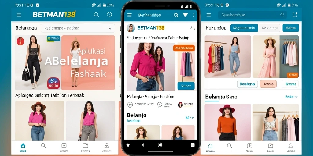 Tampilan antarmuka BETMAN138 yang menarik untuk belanja fashion.