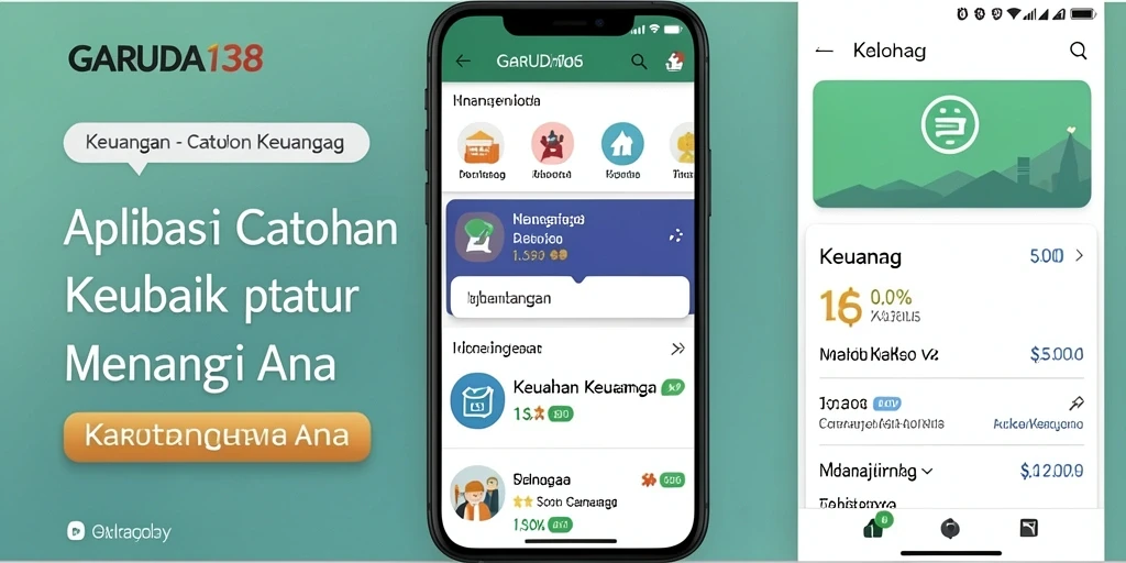 Tampilan antarmuka GARUDA138 yang rapi dan fungsional.