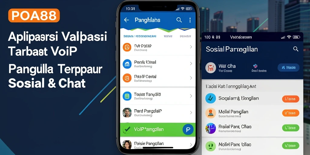 Antarmuka POA88 yang ramah pengguna untuk VoIP Panggilan.